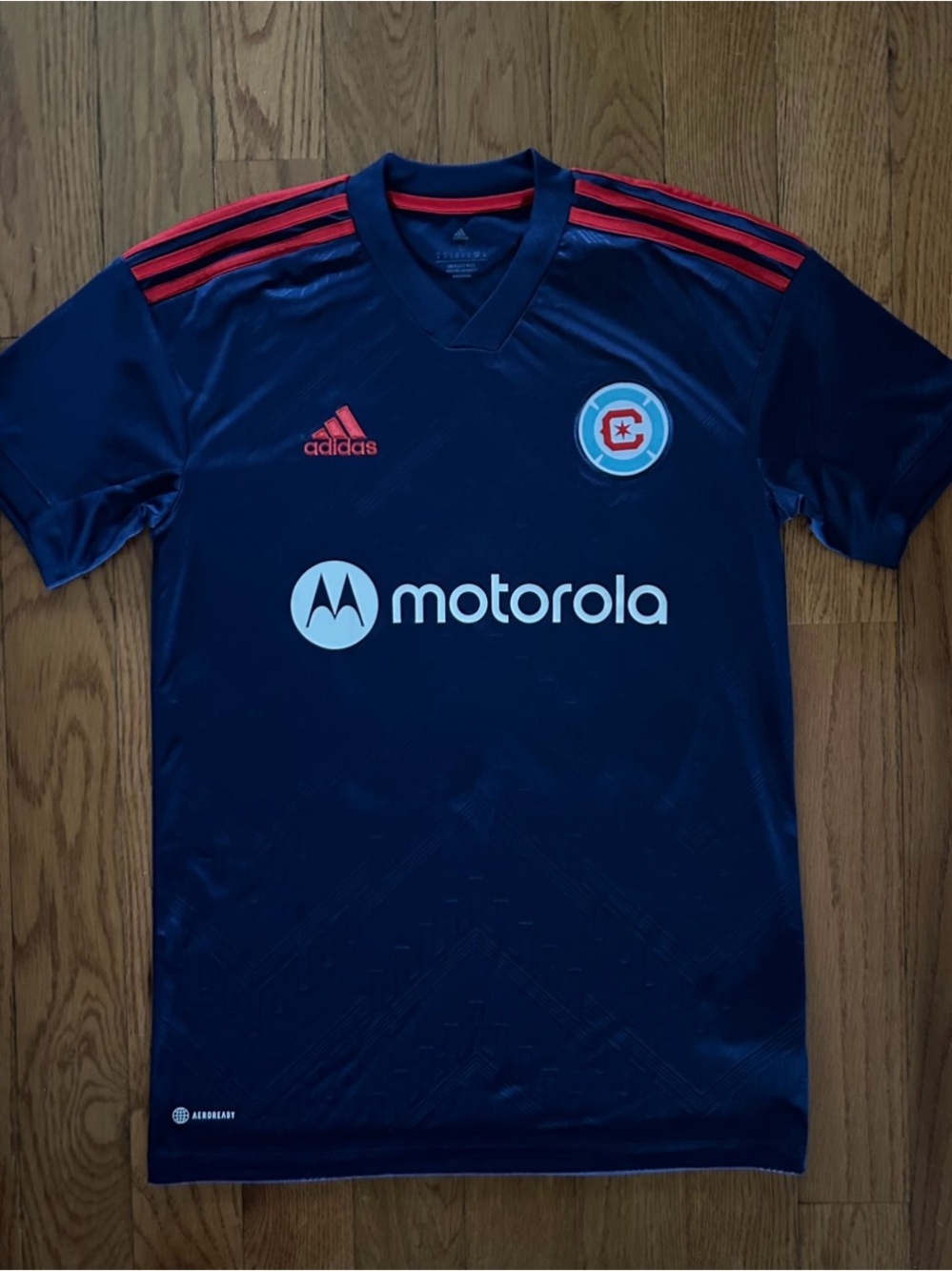 Chicago Fire Jones #22 2022/23 Adidas Home Jersey Size Small